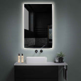Specchio LED Verticale | Controllo tramite interruttore a muro | Luce bianca neutra - Reyze Serie Ambient Modello 1